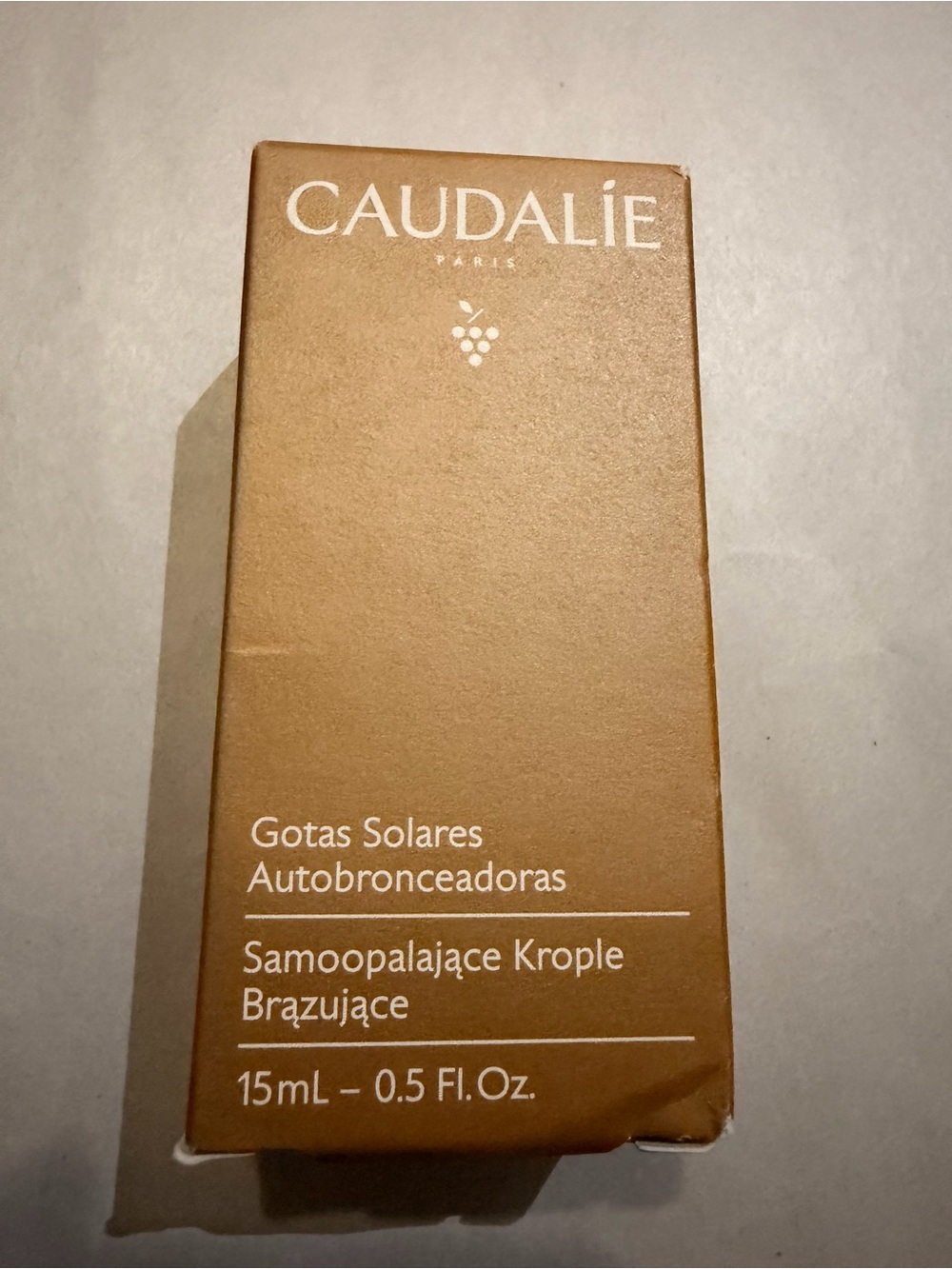 Caudalie Self-Tanning Drops - Tan/Beige Packaging